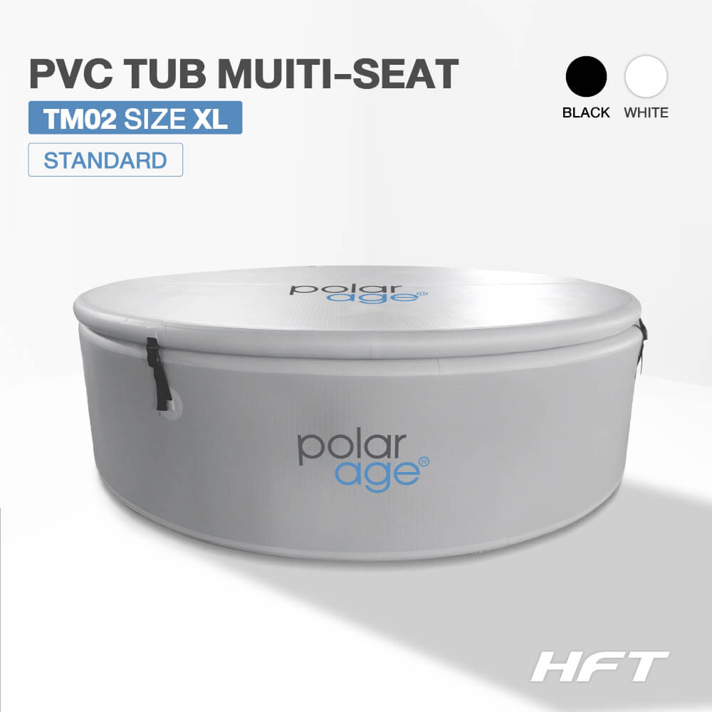 อ่างแช่น้ำเย็น HOMEFITTOOLS รุ่น MODEL02 XL PVC TUB MUITI SEAT แบบนอน ทรงกลม_1